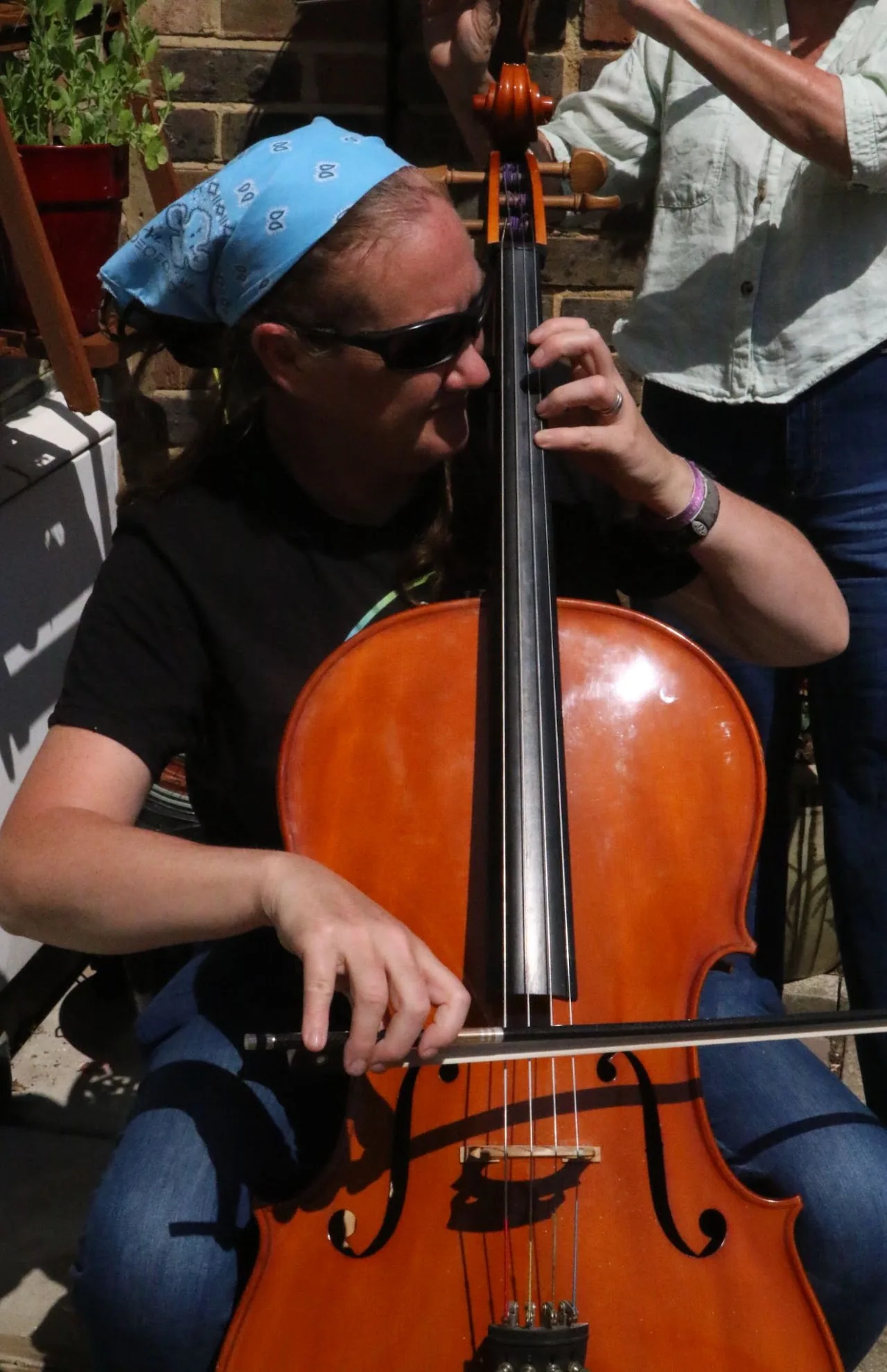 Harbour Town performing and photographed in Portsmouth in June 2023