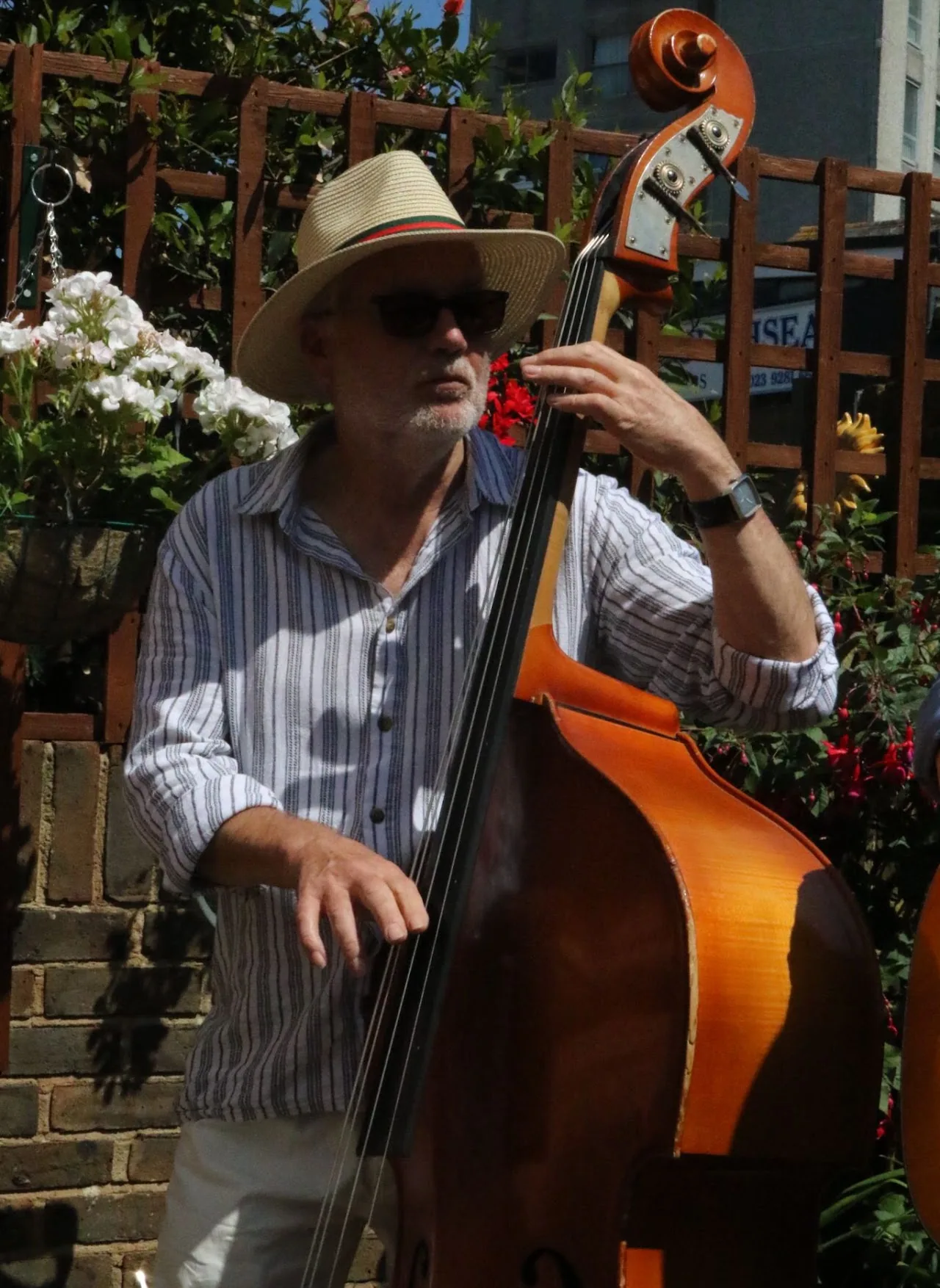 Harbour Town performing and photographed in Portsmouth in June 2023